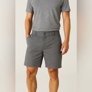 🩳 Columbia Men’s Gray Shorts Size 34 | Cotton Blend Casual Outdoor Hiking 8”